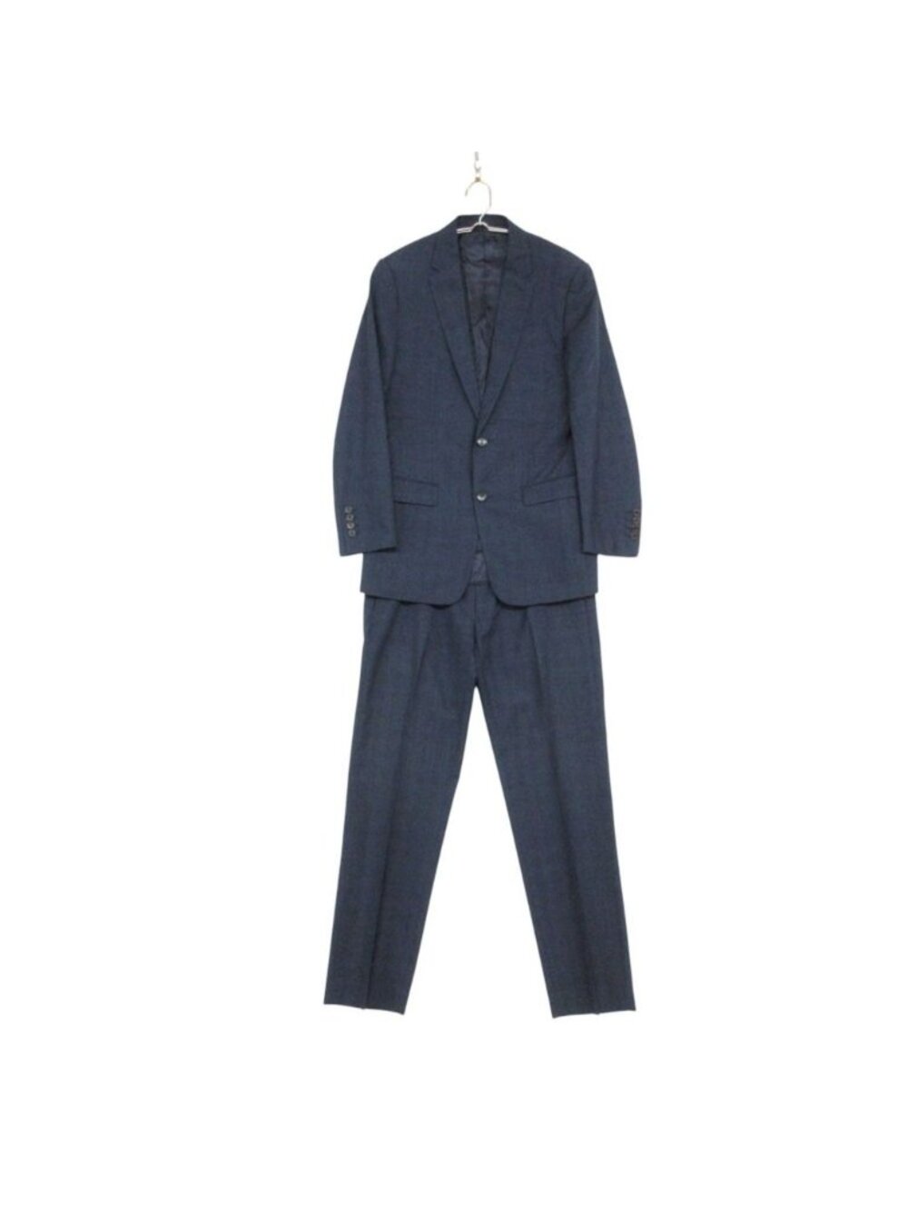 Dior Suit Set Narrow Lapel Tailored Jacket Blazer Trousers Pants Navy
